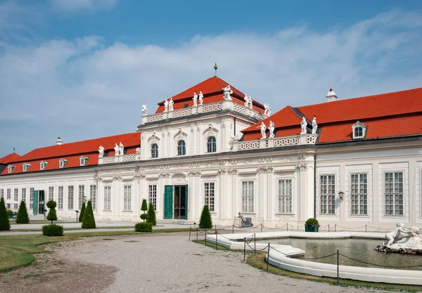 Vienna Austria Luglio 2019 Veduta Del Palazzo Belvedere Inferiore Vista — Foto Stock