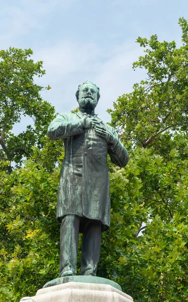 Vienna Austria July 2019 Statue Austrian Politician Mayor Vienna Founder — Stock Photo, Image