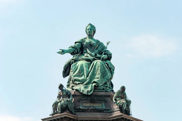 Fragmento Monumento Imperatriz Austríaca Maria Teresa Walburga Amalia Christina 1717 — Fotografia de Stock