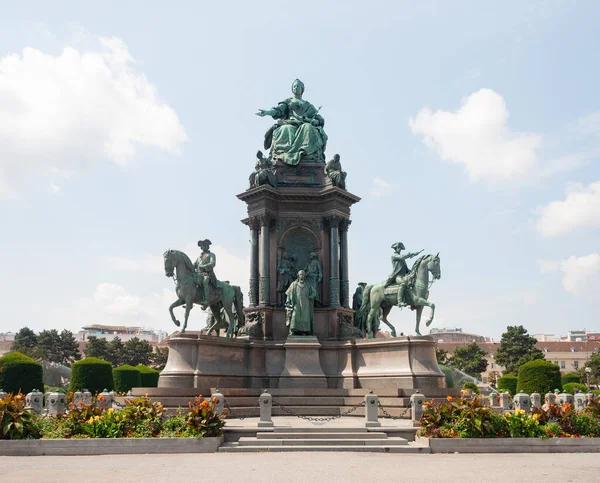 Viena Áustria Julho 2019 Monumento Imperatriz Austríaca Maria Teresa Walburga — Fotografia de Stock