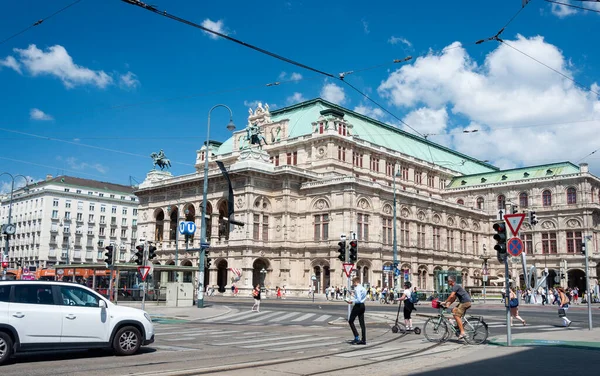 Wien Österrike Augusti 2019 Wiener Staatsoper Tidigare Wien Court Opera — Stockfoto