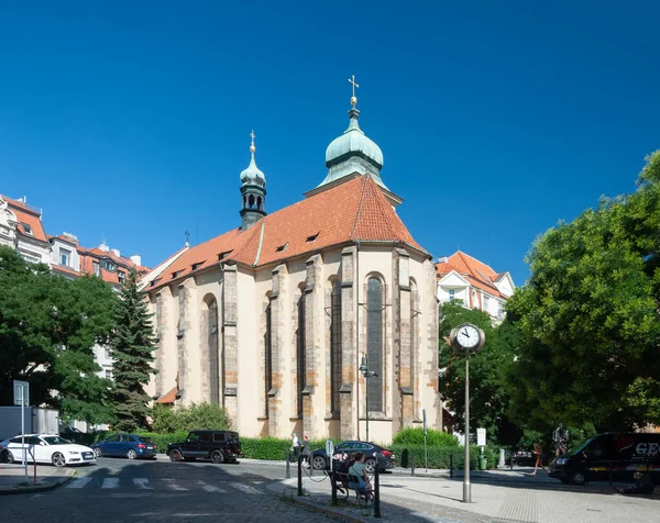 Kościół Ducha Świętego Pradze Czechy Rzymskokatolicki Zbudowany Około 1350 — Zdjęcie stockowe