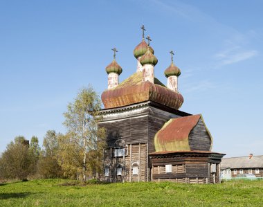Kuzey Rusya'nın eski ahşap kilise