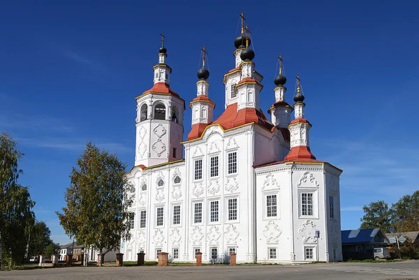 Введенская церковь в Тотьме — стоковое фото