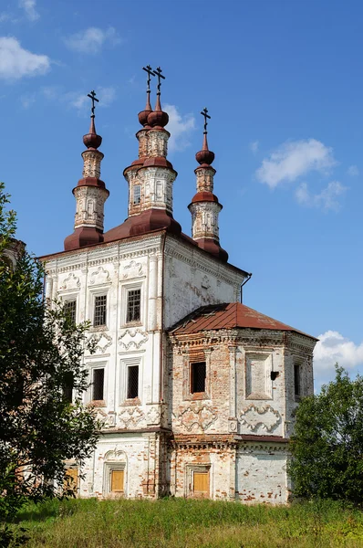 Antica Chiesa Ortodossa a Totma, Russia del Nord — Foto Stock