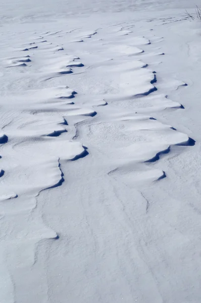 Konsistens av väderbitna snow ytbehandlar — Stockfoto