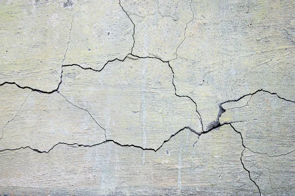 Vieux mur de plâtre fissuré — Photo