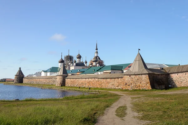 Соловецький (Спасо-Преображенський) монастир, Росія — стокове фото