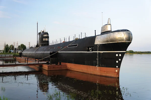 Submarine-museum in Vytegra — Stock Photo, Image