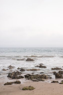 Sahilde gün batımı