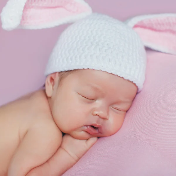 Close- up portrait of a sleeping baby — Stock Photo, Image