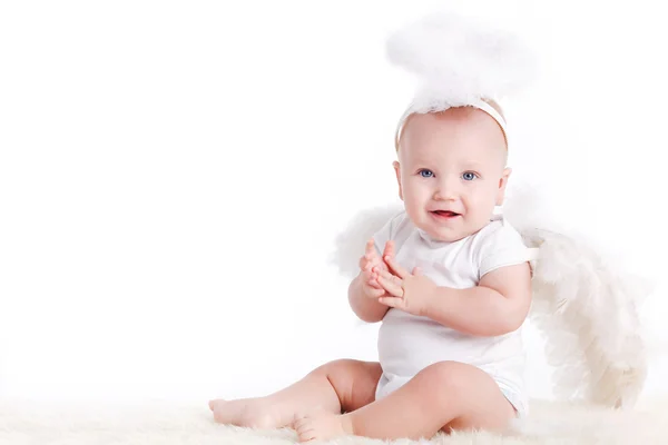 Kleine witte engel. — Stockfoto