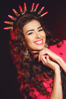 diadem içinde güzel lüks Prenses