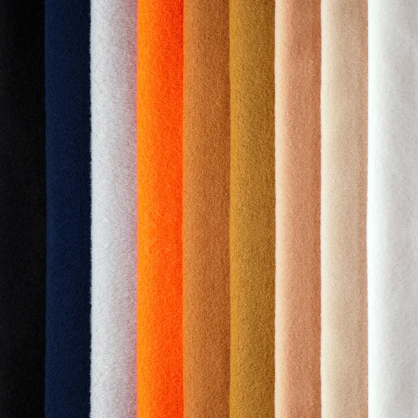 Several colors of fabrics — Stock Photo, Image