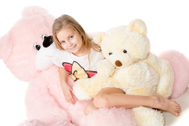 Bir oyuncak ayı ile