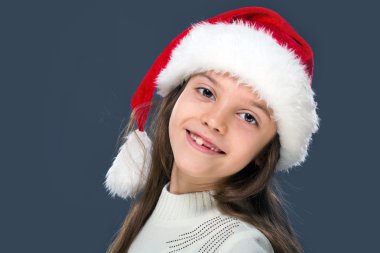 Dişsiz gülümseme kız