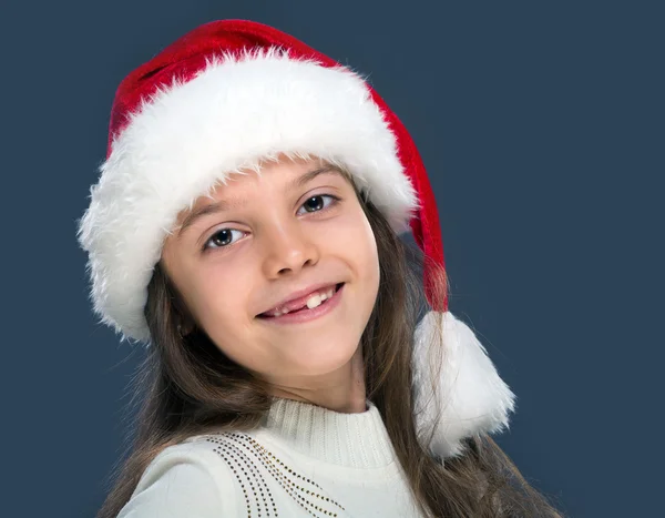 Toothless smile girl — Stock Photo, Image