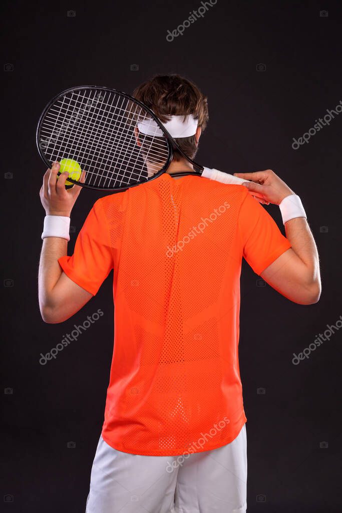 camiseta deportiva para hombre, color negro - racketball movil