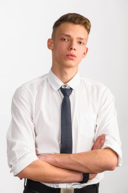 şık genç işadamı