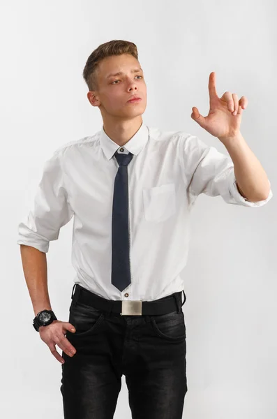 Jovem homem de negócios elegante — Fotografia de Stock