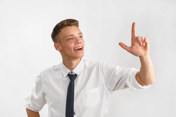 Jovem homem de negócios elegante — Fotografia de Stock