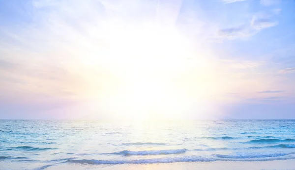 Sunrise beach background — Stock Photo, Image