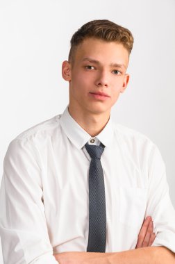 şık genç işadamı