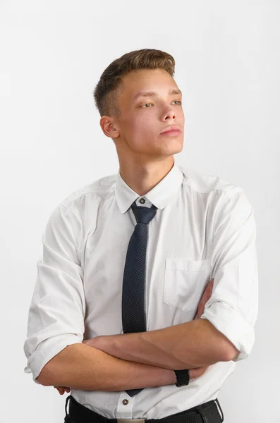 Jovem homem de negócios elegante — Fotografia de Stock