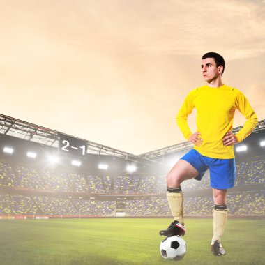 Futbol ya da futbol stadyumu oynatıcı