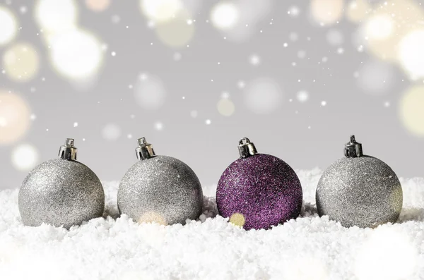 Bolas de Navidad decorativas — Foto de Stock