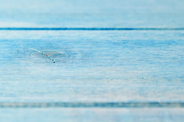 Blå träbord — Stockfoto