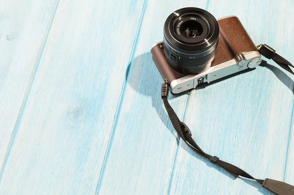 Retro style camera — Stock Photo, Image