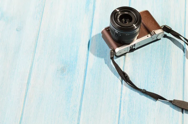 Macchina fotografica in stile retrò — Foto Stock