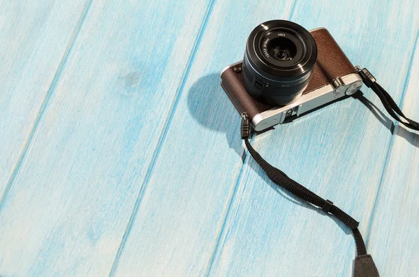 Retro style camera — Stock Photo, Image