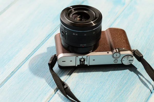 Retro style camera — Stock Photo, Image