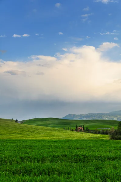 Toszkán tájban, Toscana, Olaszország — Stock Fotó