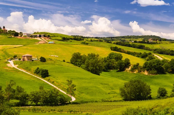 Vista paisagem da Toscana, Itália — Fotografia de Stock