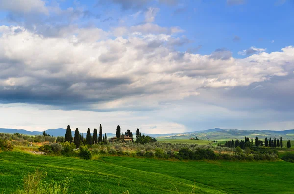 Vista paisagem da Toscana, Itália — Fotografia de Stock