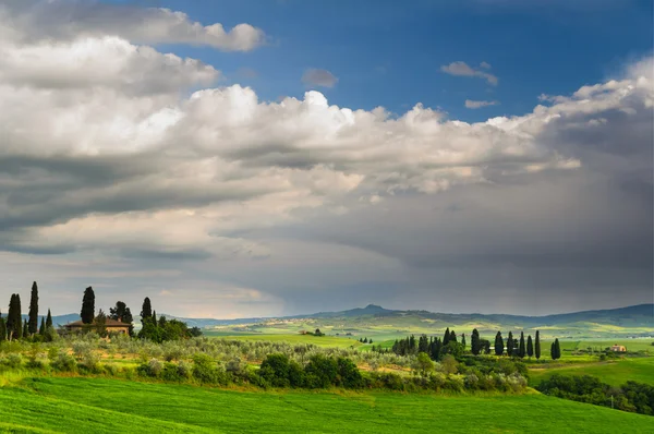 Vista paisagem da Toscana, Itália — Fotografia de Stock