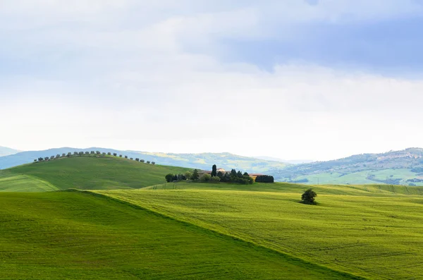 Vista paisagem da Toscana, Itália — Fotografia de Stock