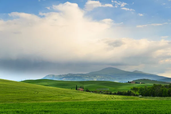 Tájkép, Toszkána, Olaszország — Stock Fotó