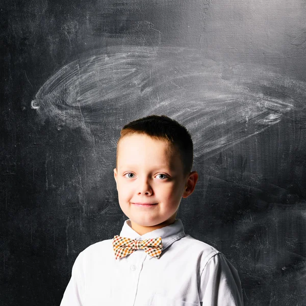 Menino da escola — Fotografia de Stock