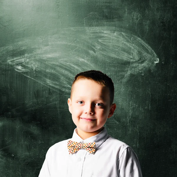 Menino da escola — Fotografia de Stock