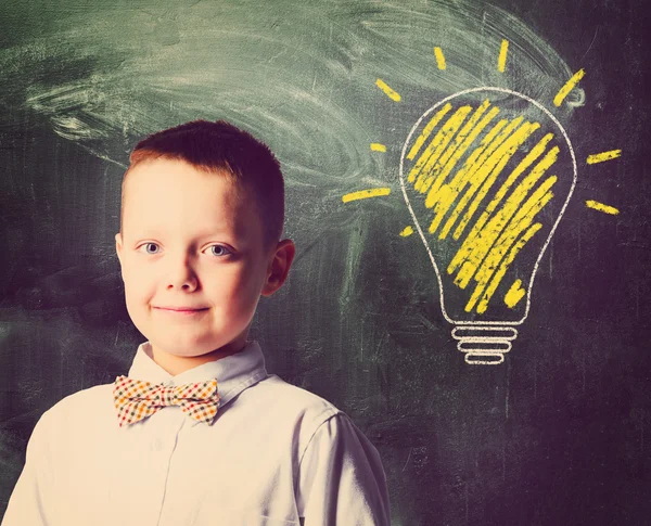 Menino da escola — Fotografia de Stock