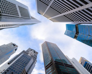 Singapur iş binaları