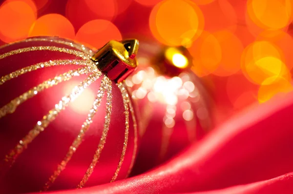 Decoratieve kerstballen — Stockfoto