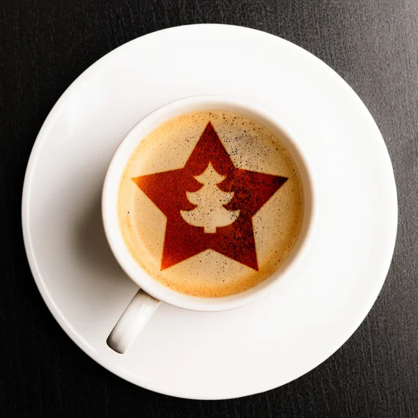 Boże Narodzenie kawy — Zdjęcie stockowe