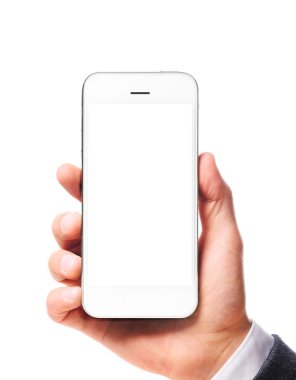 elinde modern smartphone