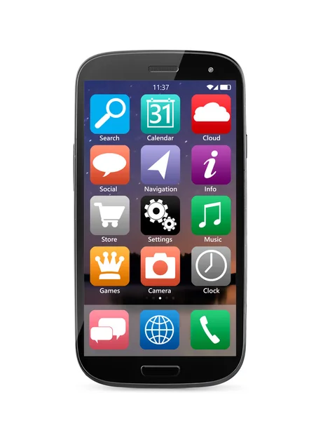 Modern smartphone — Stockfoto