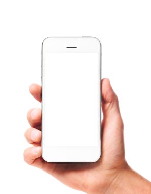 elinde modern smartphone